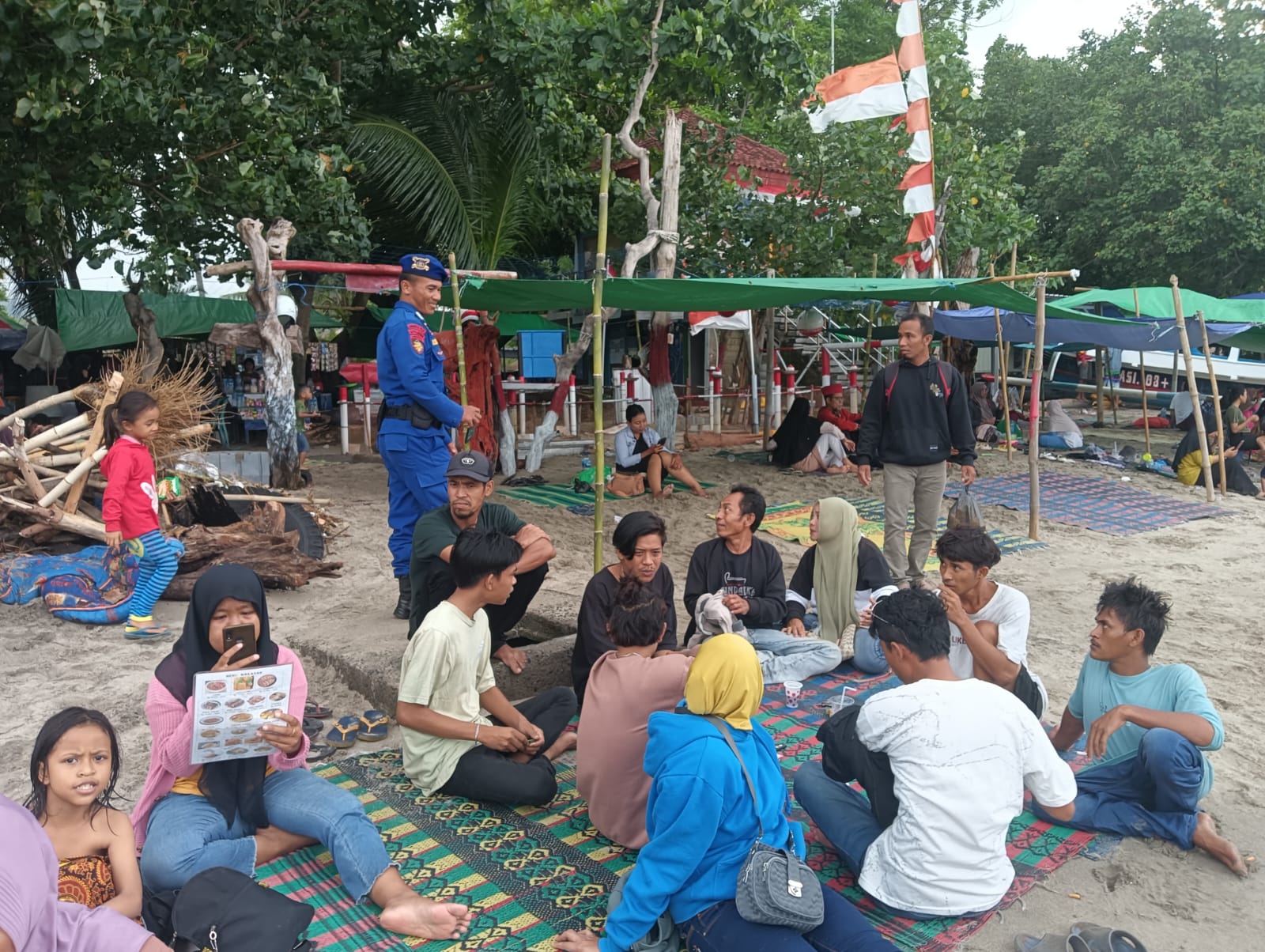 Situasi Kamtibmas di Senggigi Terpantau Aman dan Kondusif, Polairud Intensifkan Patroli dan Himbauan