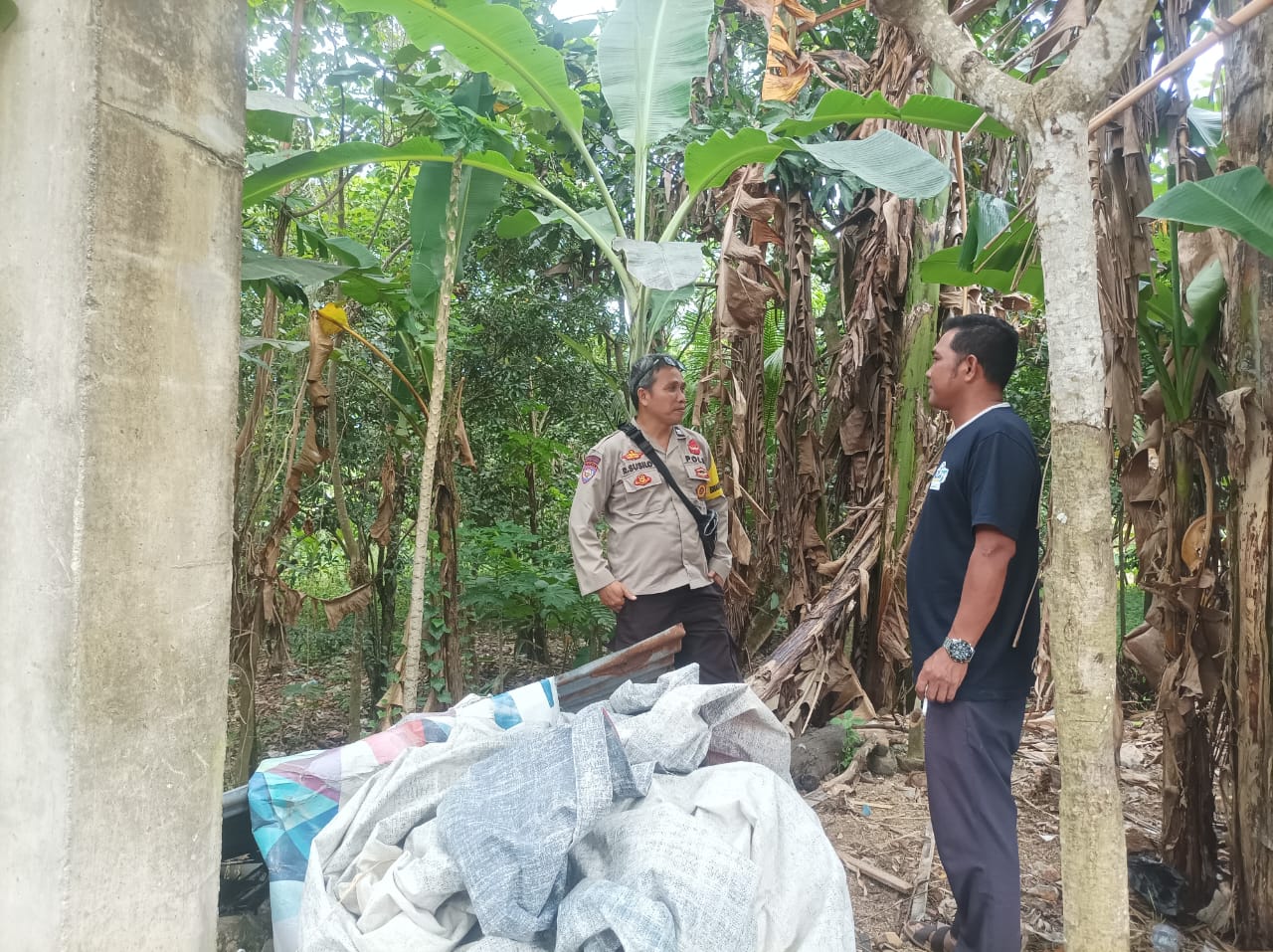 Polsek Batulayar Dorong Warga Sandik Manfaatkan Lahan Kosong untuk Ketahanan Pangan