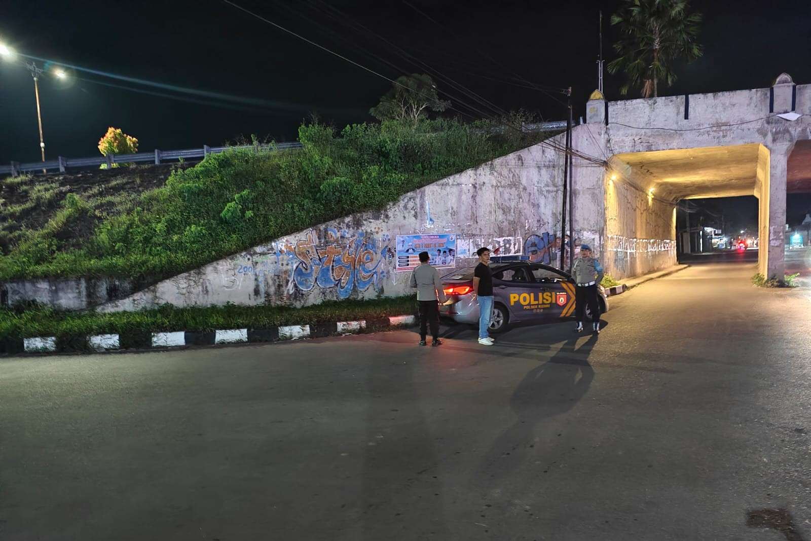 Patroli KRYD Polsek Kediri Amankan Jalur Bypass BIL dari Begal dan Kriminalitas