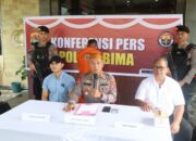 Polre Bima Laksanaka  Konferensi Pers Pengungkapan Kasus Pembunuhan di Desa Sampungu
