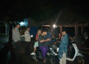 Keamanan Ditingkatkan, Polsek Kuripan Rutin Gelar Patroli Malam