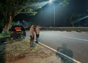 Antisipasi Kejahatan, Polsek Kuripan Sisir Jalan Bypass Bil I