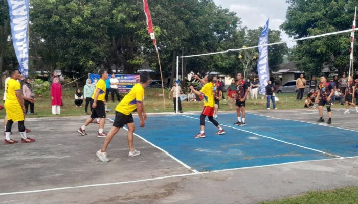 Hari Bhayangkara ke-79, Polres Lombok Barat Gelar Turnamen Voli Meriah