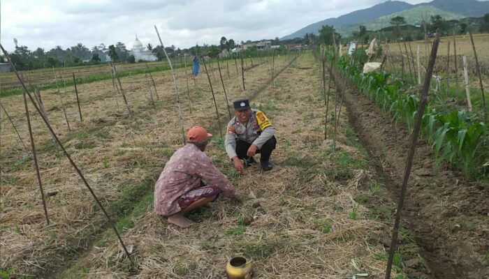Polsek Kuripan Dorong Inisiatif Pangan Lokal Lewat Sosialisasi ke Warga Desa Jagaraga
