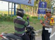 Sat Lantas Lombok Barat Fokuskan Operasi Patuh Rinjani di Bundaran Penas