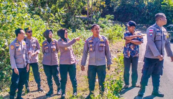 Optimalkan Lahan Pertanian, Polres Lombok Barat Dampingi Tim Polda NTB di Sekotong