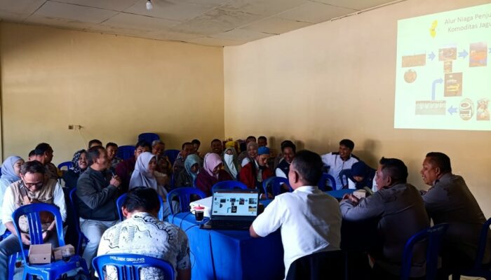 Sinergi Polsek Gerung dan Penyuluh Pertanian: Dorong Keadilan Harga Jagung Petani