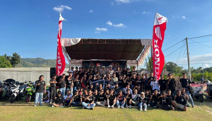 Peringati HUT ke-8 VOCLOM, Satlantas Lombok Barat Gelar Pelatihan Safety Riding di Gerung