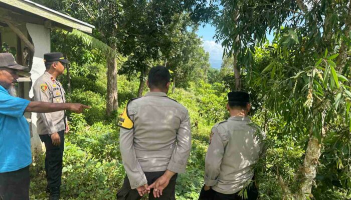 Polsek Lembar Dorong Pertanian Tumpang Sari di HKM Lendang Damai Timur