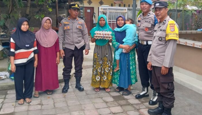 Inovasi Polsek Kediri: Satu Personel Satu Telur untuk Generasi Sehat di Kecamatan Kediri