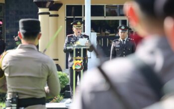 Upacara Hari Ibu ke-97 di Mako Polres Lombok Barat